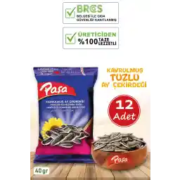 آجیل پاشا تخمه آفتابگردان پاشا 40 گرم. X 12 قطعه (طبیعی - کیفیت اول)