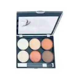 پالت کانتور و هایلایتر 6 رنگ لورا بیوتی - شماره 02