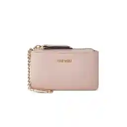 Nine West Women's Lawson Key Ring Zip Pouch, Pink, One Size