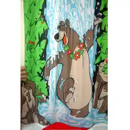 پرده حمام فرش مریم مدل Baloo - سایز 180 × 180 سانتی متر