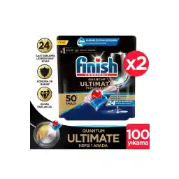 قرص شوینده ماشین ظرفشویی Finish Quantum Ultimate 100 Capsules (2X50)