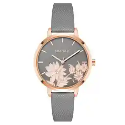 Nine West Women's Floral Dial Strap Watch, NW/2284