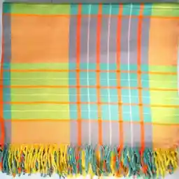 پتو مسافرتي سيمين مدل هليا چند رنگ شاد کد AR71 سايز 220 × 150 سانتي متر