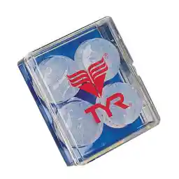 گوش گیر شنا تیر مدل Silicone Ear Plug Clear بسته 4 عددی