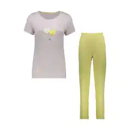 ست تی شرت آستین کوتاه و شلوار زنانه مونسا مدل 163135360