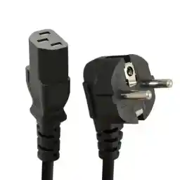 کابل برق سه پین منبع تغذیه کامپیوتر مالیمو مدل Desktop طول 1.5 متر