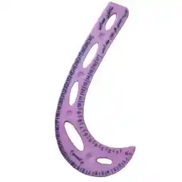 خط کش خیاطی زمرد مدل شابلون عصایی