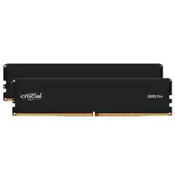 کیت رم 64 گیگابایتی Crucial Pro (2x32 گیگابایت) DDR5 5600MHz (از 5200MHz از 4800MHz) Desktopgeheugen CP2K32G56C46U5