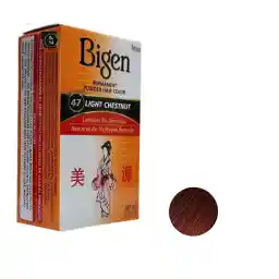 رنگ مو پودری بیگن شماره 47 وزن 6 گرم رنگ بلوطی تیره