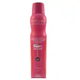 اسپری زنانه بادی کر Lacoste حجم 200 میلی لیتر