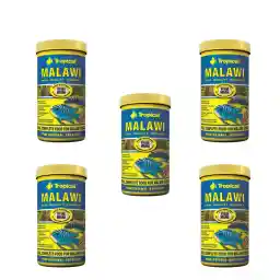 غذای ماهی مالاوی تروپیکال مدل 7D وزن 50 گرم مجموعه پنج عددی