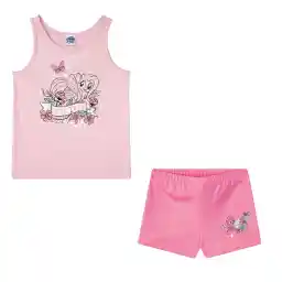 ست تاپ و شلوارک دخترانه پونی مدل SMB270