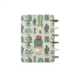 دفتر یادداشت 100 برگ سم مدل Discbound طرح کاکتوس