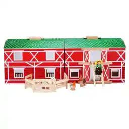 اسباب بازی چوبی پلیتیو جونیور مدل مزرعه