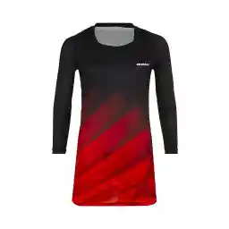 تونیک زنانه پینگ پنگ طرح دونیک فلو SMP | مشکی/قرمز