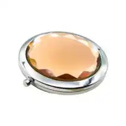 آینه جیبی طرح الماس مدل RD-1 - نارنجی