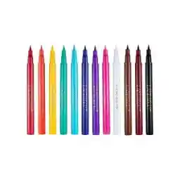 خط چشم ماژیکی رنگی هندیان مجموعه 12 عددی