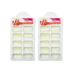 تیپ کاشت ناخن آیکونیک مدل TN-S1 بسته 50 عددی مجموعه 2 عددی