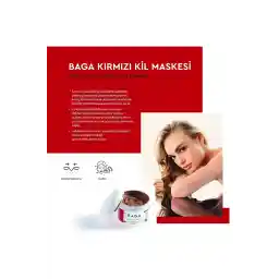 ماسک خاک رس قرمز باگا