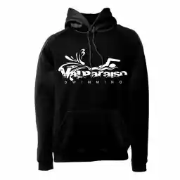 هودی ورزشی شنا فشن لاین SWM 12 | مشکی/سفید