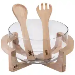 سالاد خوری بیلی با قاشق چوبی کد GW-672