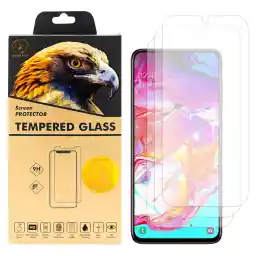 محافظ صفحه نمایش گلدن ایگل مدل GLC-X3 مناسب برای گوشی موبایل سامسونگ Galaxy A70 بسته سه عددی