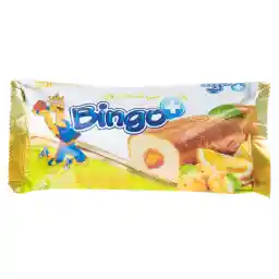 کیک بیضی پرتقالی با مغزی زردآلو غنی شده با روی بینگو مقدار 65 گرم