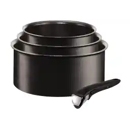 قابلمه تفال L65095 Ingenio Expertise Set قابلمه 16/18/20 + دسته، روکش نچسب تیتانیوم اکسترا