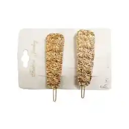 گیره مو زنانه مدل قطره کد 2 مجموعه 2 عددی