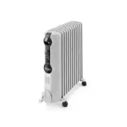 رادیاتور De'Longhi Radia S با عملکرد دمای راحت، 12 عنصر، سیاه و سفید