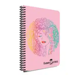Faber-Castell Yüz Tasarımlı Spiralli Defter, A4, 120 Yaprak, 70g Kağıt, Çizgili, Dayanıklı Kapak, Kolay Açılan Spiral Cilt, Asorti Renkler