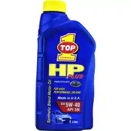 روغن موتور خودرو تاپ وان مدل HP Plus 5W-40 حجم 1 لیتر
