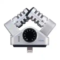 میکروفون حرفه ای زوم مدل IQ6 مناسب برای آیفون