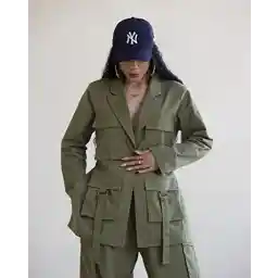 کت زنانه مارتینی زیتونی The Drop توسط @thenotoriouskia