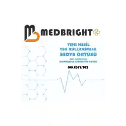 کاور کشسان یکبار مصرف الاستیک MEDBRIGHT 500 Pieces 80x240