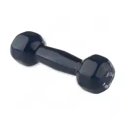 دمبل بدنسازی ایروبیک بانوان روکش دار تکی 1.5 کیلویی MDM | سرمه ای