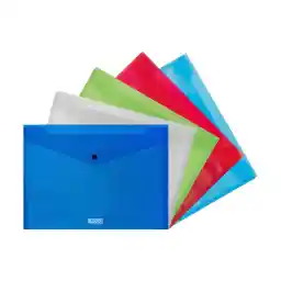 پوشه دکمه دار فولیو پرایم سایز A4 بسته 5 عددی