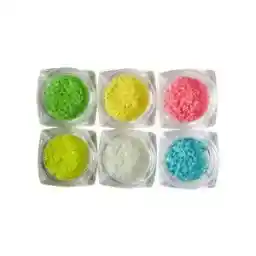 پودر لاک ناخن مدل PN-01 مجموعه 6 عددی