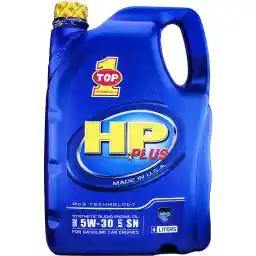 روغن موتور خودرو تاپ وان مدل HP Plus 5W-30 حجم 4 لیتر