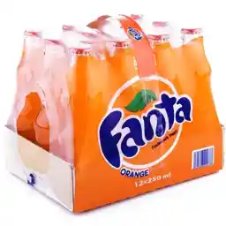 نوشابه پرتقالی فانتا - 250 میلی لیتر بسته 12 عددی