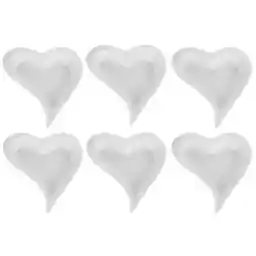 پیاله رومنس طرح قلبی بسته 6 عددی