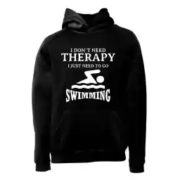 هودی ورزشی شنا فشن لاین SWM 57 | مشکی/سفید