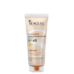 کرم ضد آفتاب رنگی فاقد چربی سی گل با SPF 60 حجم 50 میل - بژ روشن