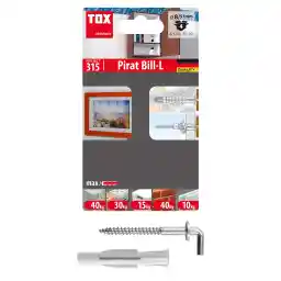 شاخه های TOX Hook Pirate Bill-L، شاخه های 8 x 51 میلی متر، قلاب ها 5 x 66 میلی متر، 4 عدد، 051701261