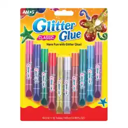 چسب اکلیلی 10 رنگ آموس مدل Classic