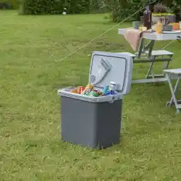 Tristar Cool Box KB-7526 - 20L - برقی - شارژر ماشین 12 ولت و سوکت 230 ولت - خنک کننده و گرمایش - خاکستری