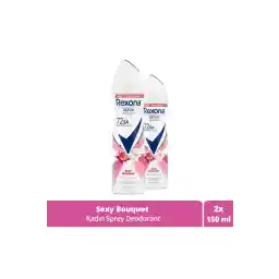 اسپری دئودورانت زنانه رکسونا دسته گل سکسی 72 ساعت بدون وقفه محافظت عالی 150 میلی لیتر X2