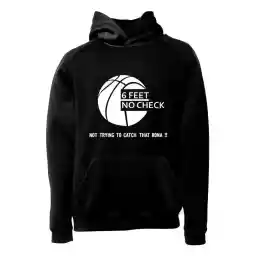 هودی ورزشی بسکتبال فشن لاین BASKBL116 | مشکی/سفید