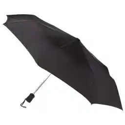 Lewis N. Clark Travel Umbrella: Windproof & Water Repellent Fabric, Automatic Open Close & 1 Year Warranty