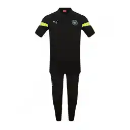 ست پولوشرت شلوار فوتبال هتلی منچسترسیتی پوما | مشکی